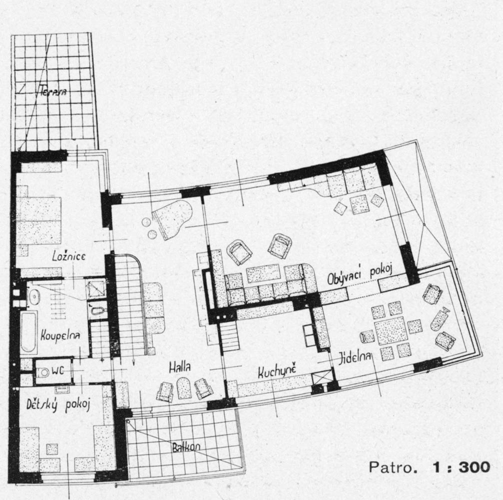 Градец-Кралове, Střelecká, 824/47. Проекты жилых домов для индивидуального строительства — Чертежи и планировки