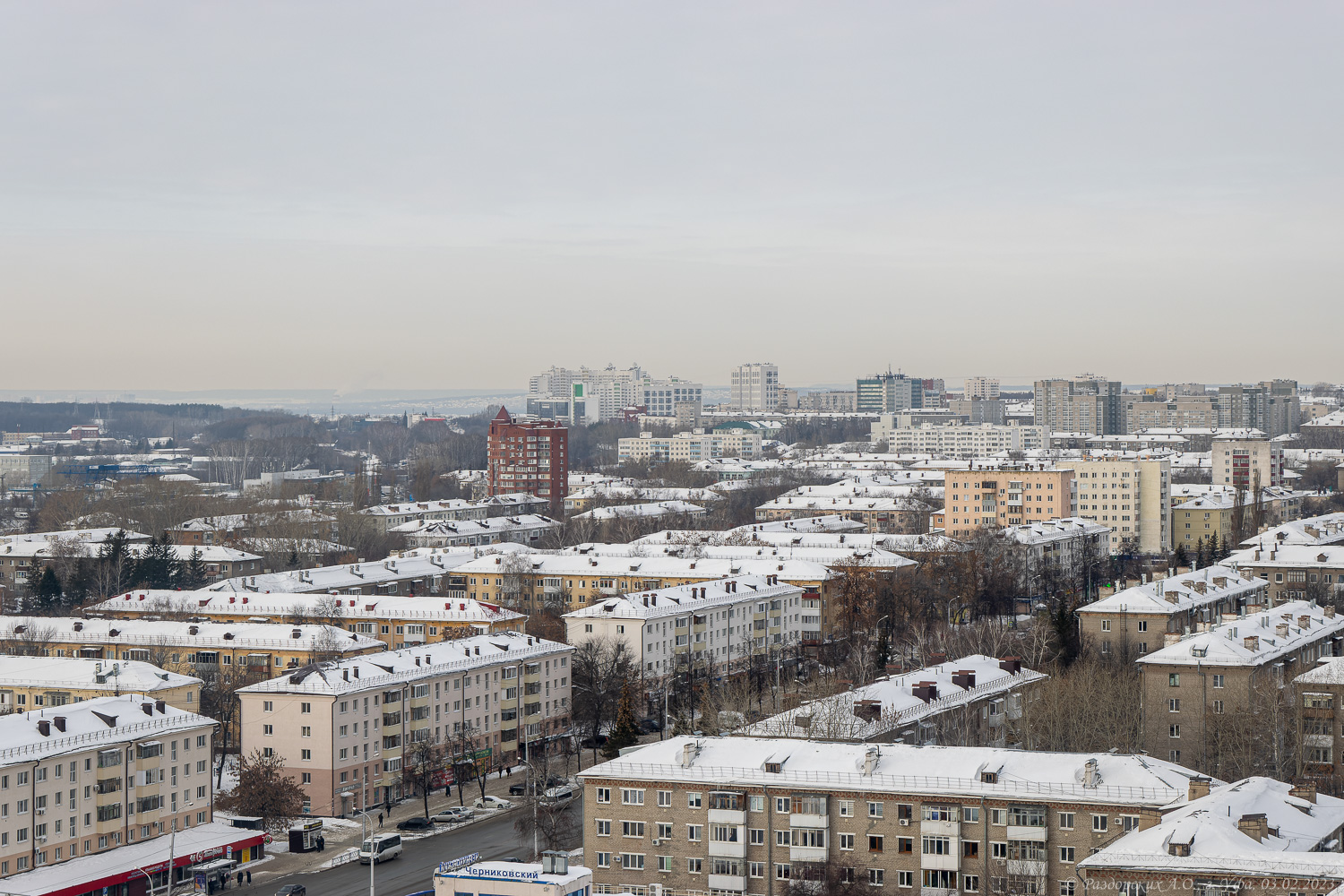 Уфа, Первомайская улица, 68; Первомайская улица, 66; Первомайская улица, 64; Первомайская улица, 58; Первомайская улица, 56; Первомайская улица, 52; Первомайская улица, 46 / Улица Александра Невского, 13; Первомайская улица, 61; Первомайская улица, 65 / Улица Свободы, 7. Уфа — Панорамы