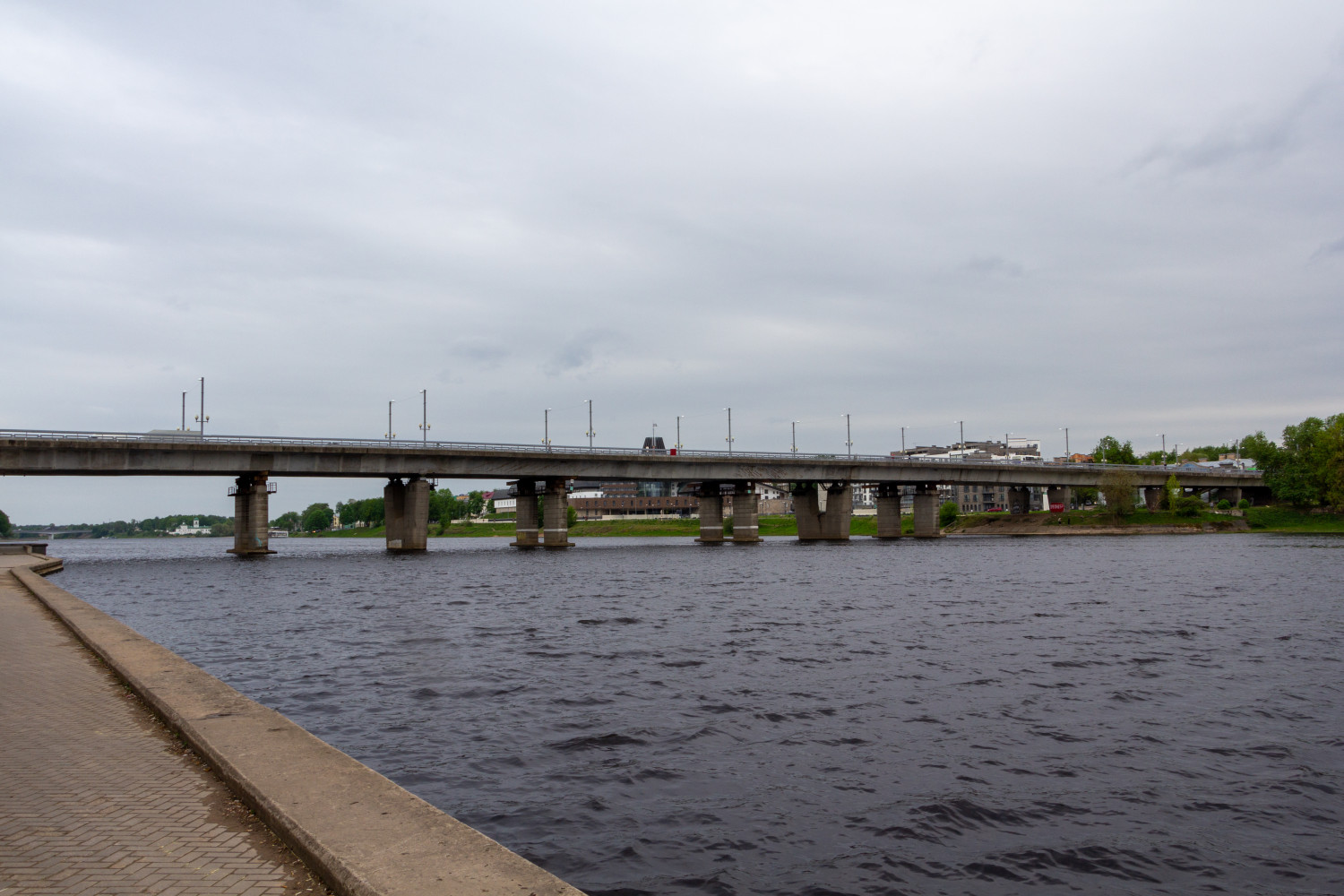 Псков, Рижский проспект, Ольгинский мост