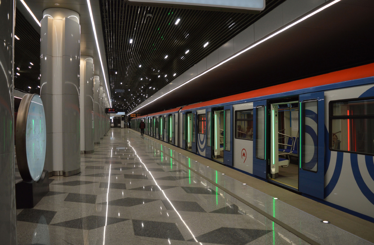 Москва, Некрасовская линия Московского Метрополитена, станция метро «Некрасовка»