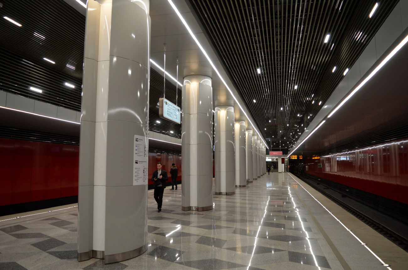 Москва, Некрасовская линия Московского Метрополитена, станция метро «Некрасовка»