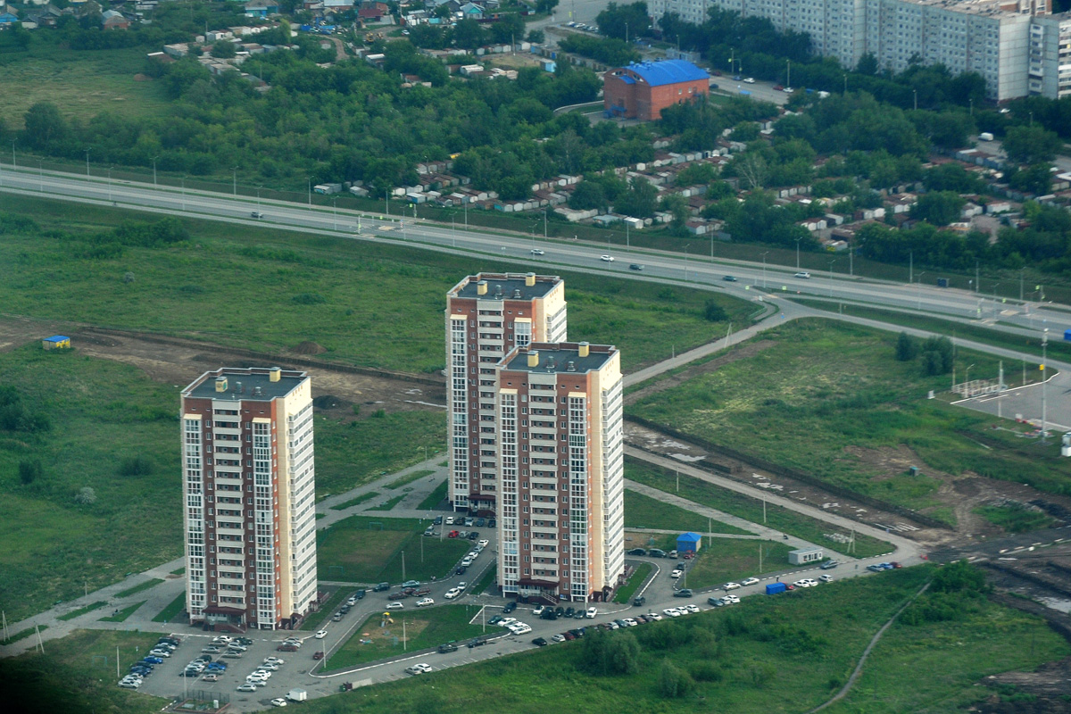 Омск, Бульвар Архитекторов, 1г; Бульвар Архитекторов, 1в; Бульвар Архитекторов, 1Б. Омск — Панорамы