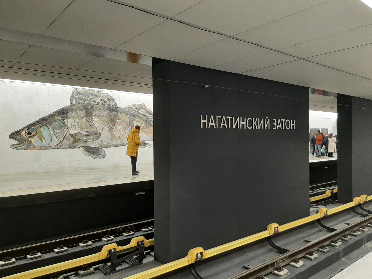 Москва, Большая Кольцевая линия Московского метрополитена, станция метро «Нагатинский затон»