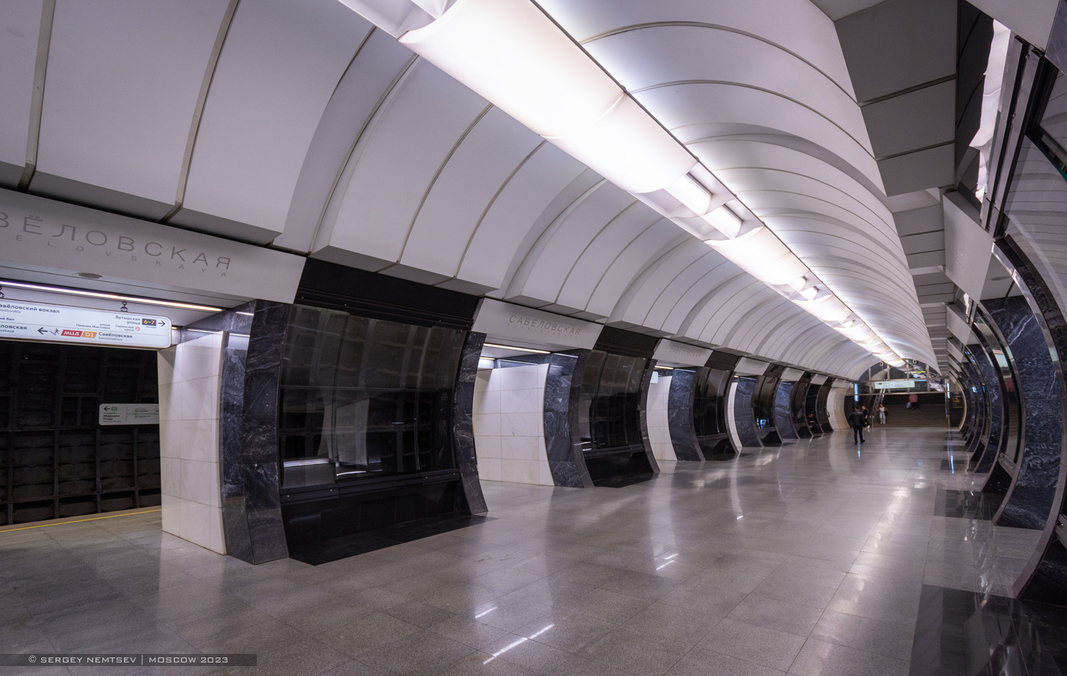 Moskau, Большая Кольцевая линия Московского метрополитена, станция метро «Савёловская»
