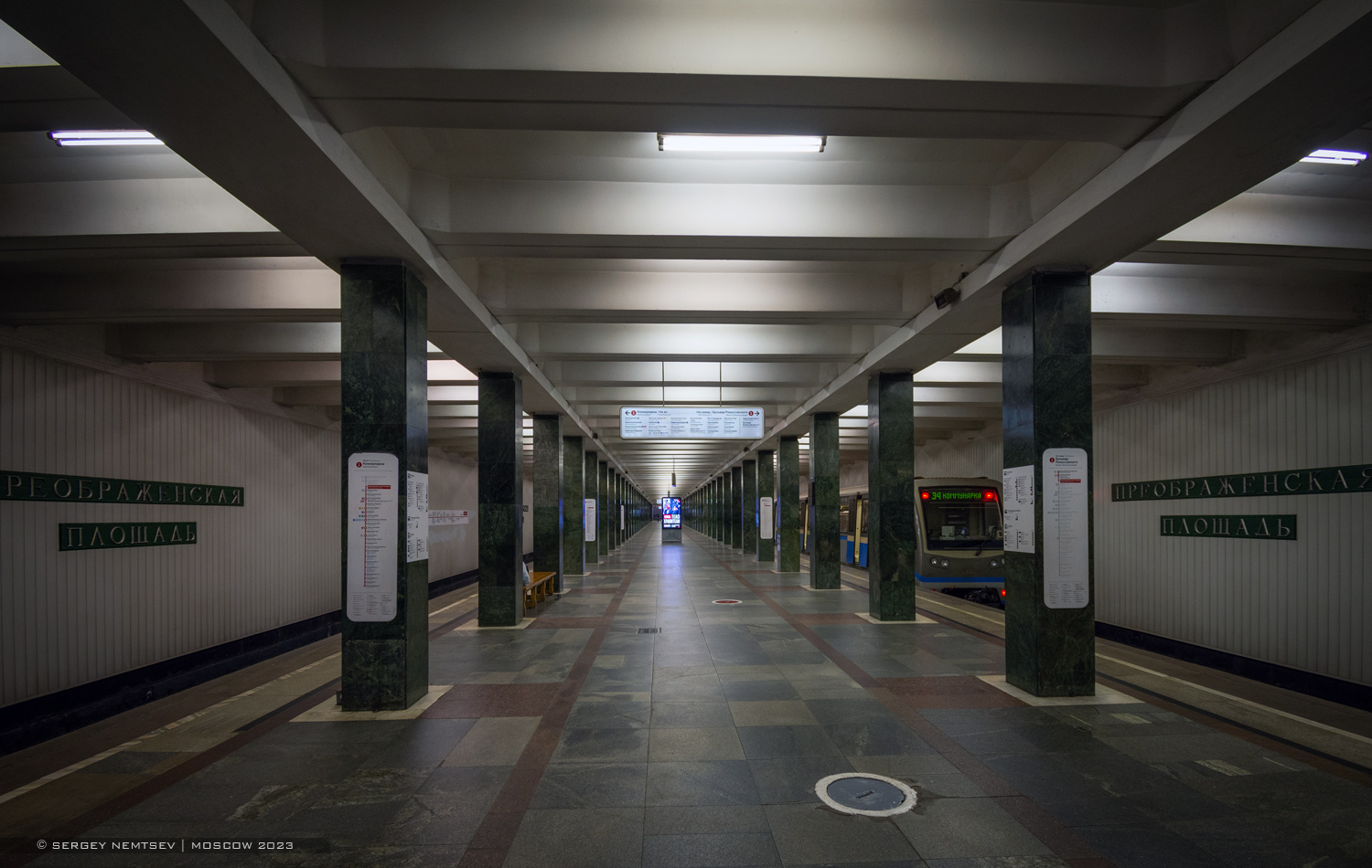 Москва, Сокольническая линия Московского метрополитена, станция метро «Преображенская площадь»