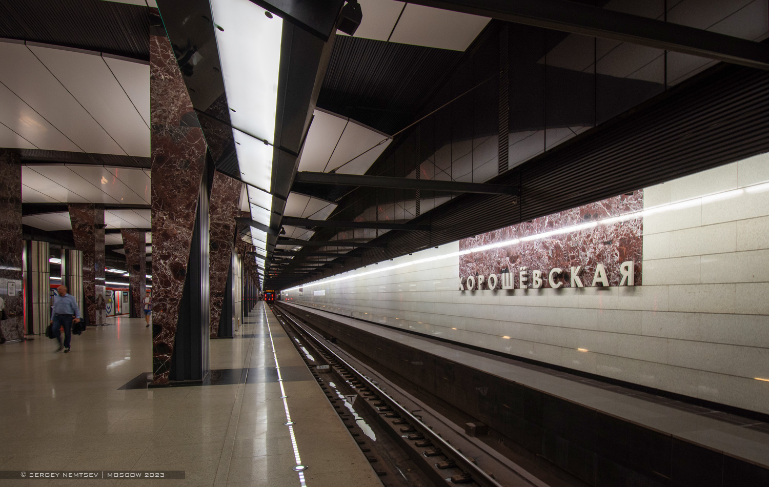 Москва, Большая Кольцевая линия Московского метрополитена, станция метро «Хорошёвская»