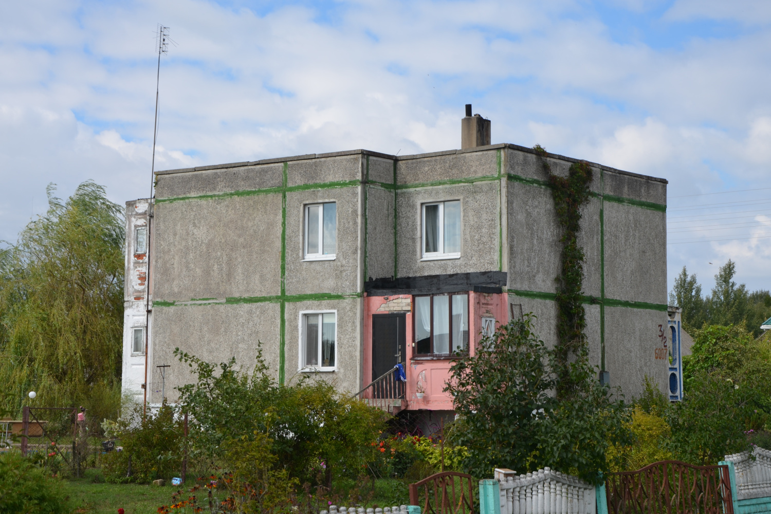 Astravyets District, other localities, Трокеники 1, Школьная улица, 3