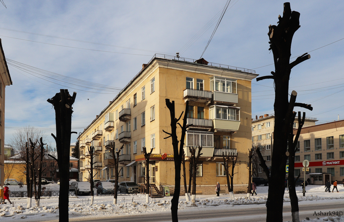 Железногорск, Улица Маяковского, 5 / Улица Ленина, 46