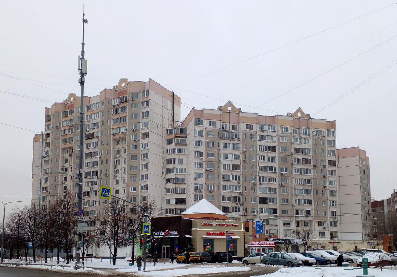 Москва, Привольная улица, 65 / Улица Генерала Кузнецова, 32