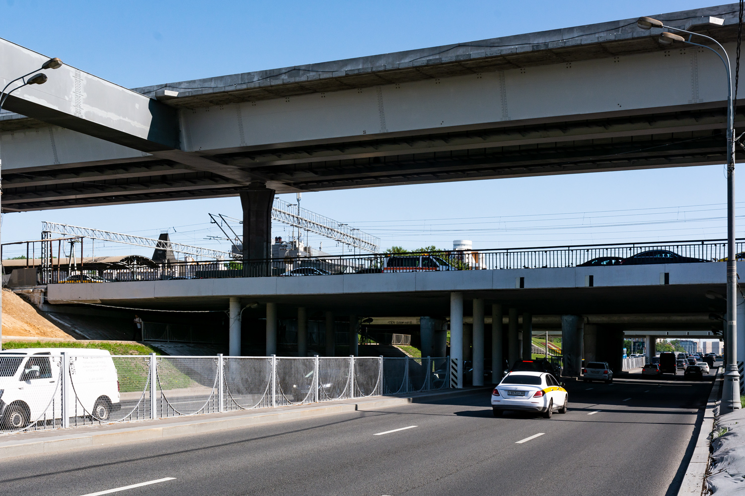 Москва, Улица Ивана Франко, Путепровод; Проспект Багратиона, Путепровод