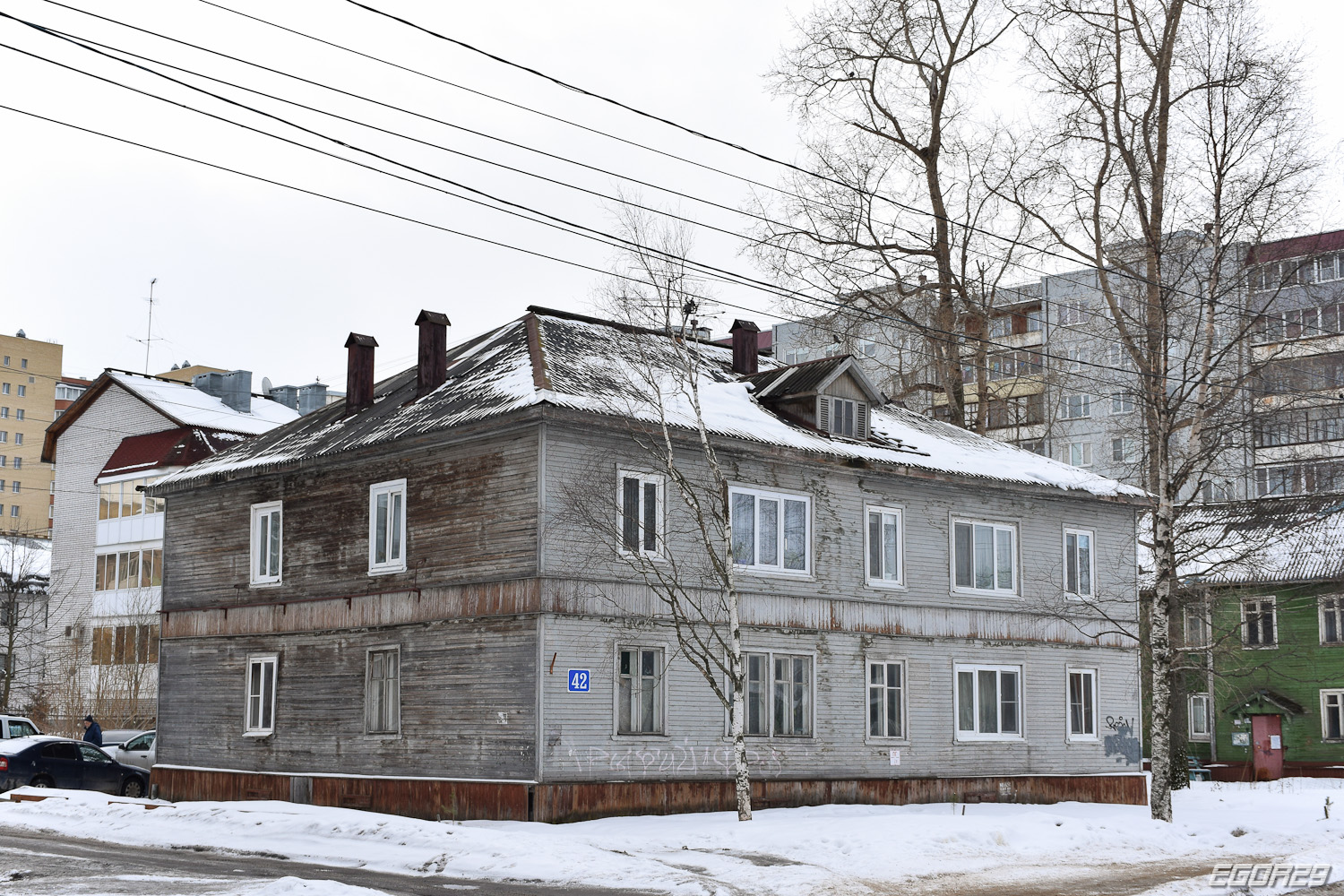 Архангельск, Улица Федота Шубина, 42