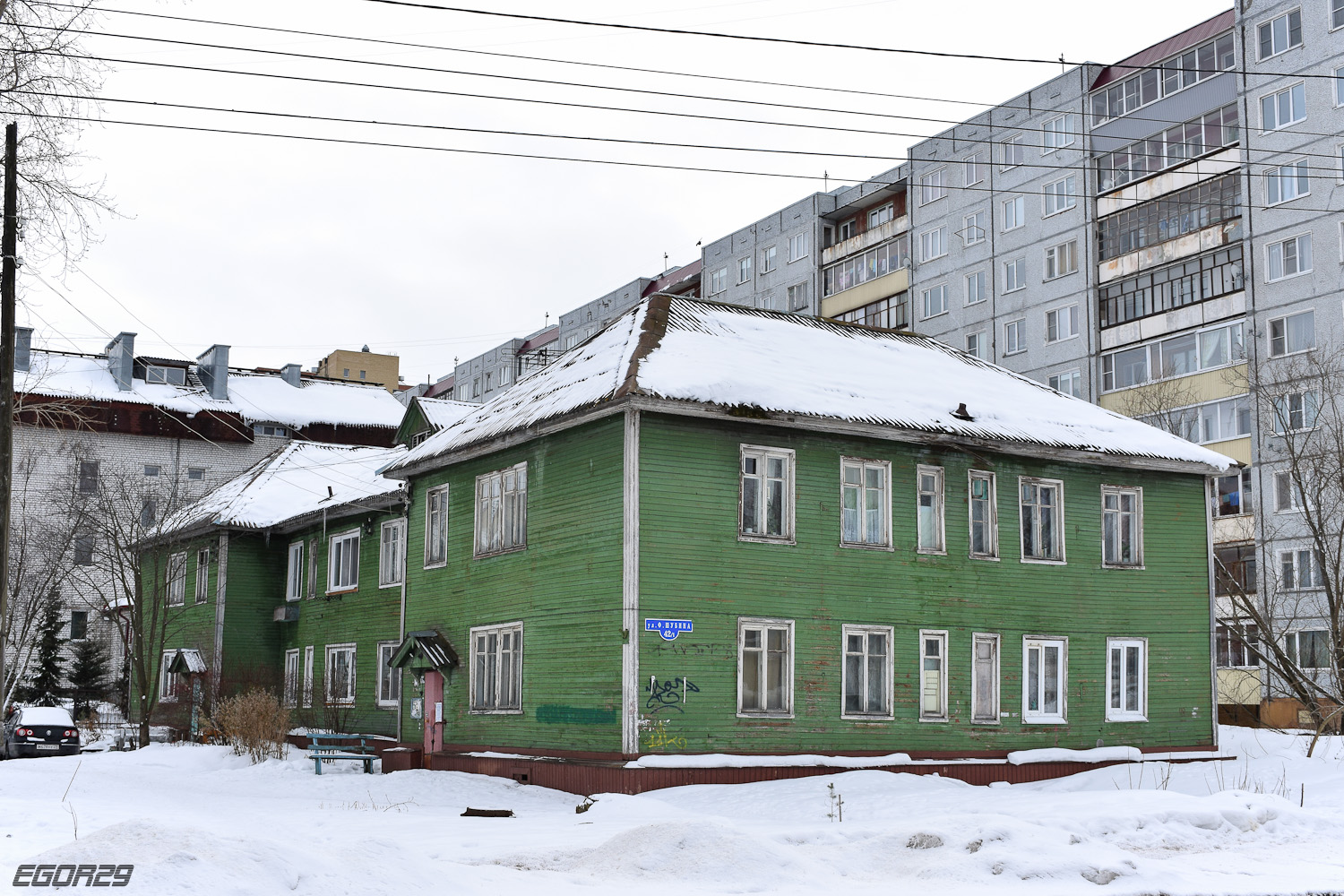 Архангельск, Улица Федота Шубина, 42 корп. 1