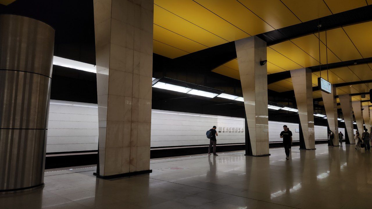 Москва, Рублёво-Архангельская линия Московского Метрополитена, станция метро «Шелепиха»