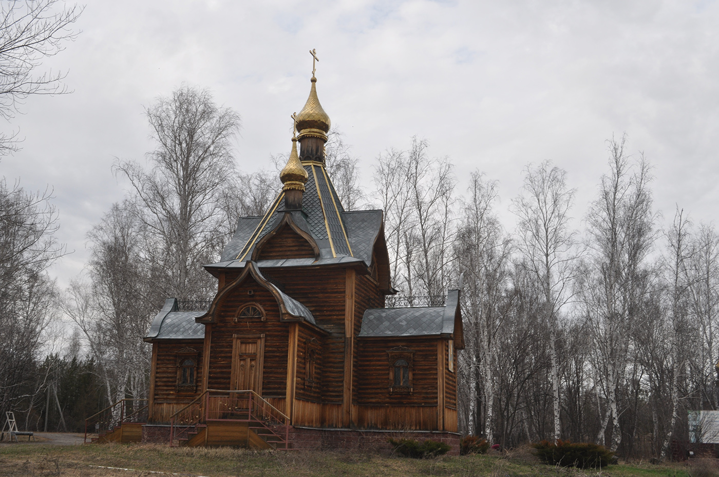 Омский район, прочие н.п., пос. Набережный, Монастырская улица, 12/4, Ачаирский женский монастырь Честного Креста Господня, Церковь Иоанна Предтечи