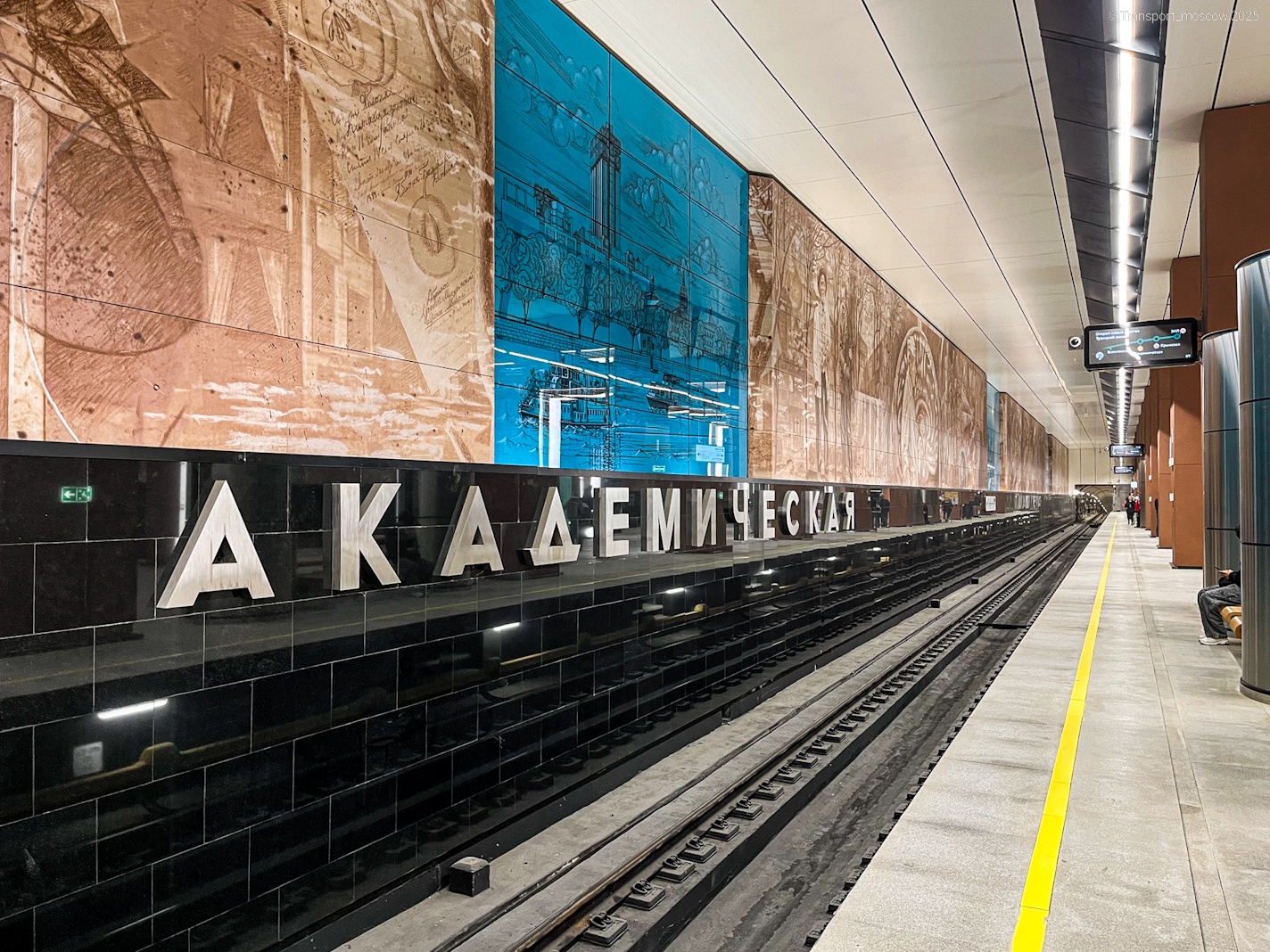 Москва, Троицкая линия Московского Метрополитена, станция метро «Академическая»