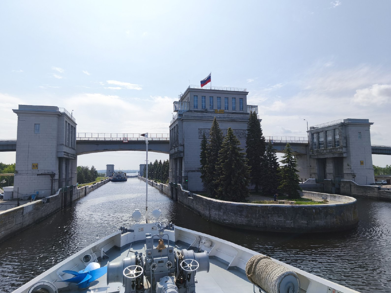 Городецкий район, прочие н.п., Городецкий гидроузел, шлюз №13