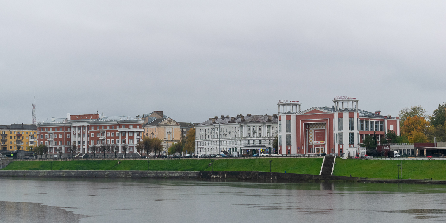 Тверь, Тверской проспект, 18; Набережная Степана Разина, 2; Тверской проспект, 15; Свободный переулок, 30; Набережная Степана Разина, 1