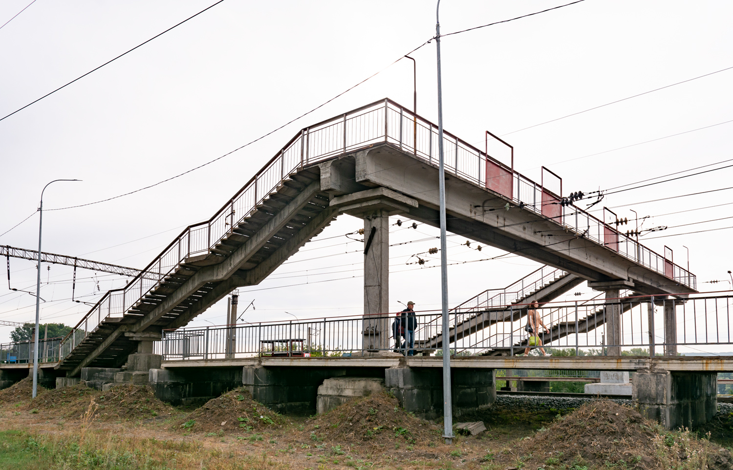 Уфимский район, прочие н.п., с. Юматово, Переездная улица, Пешеходный мост
