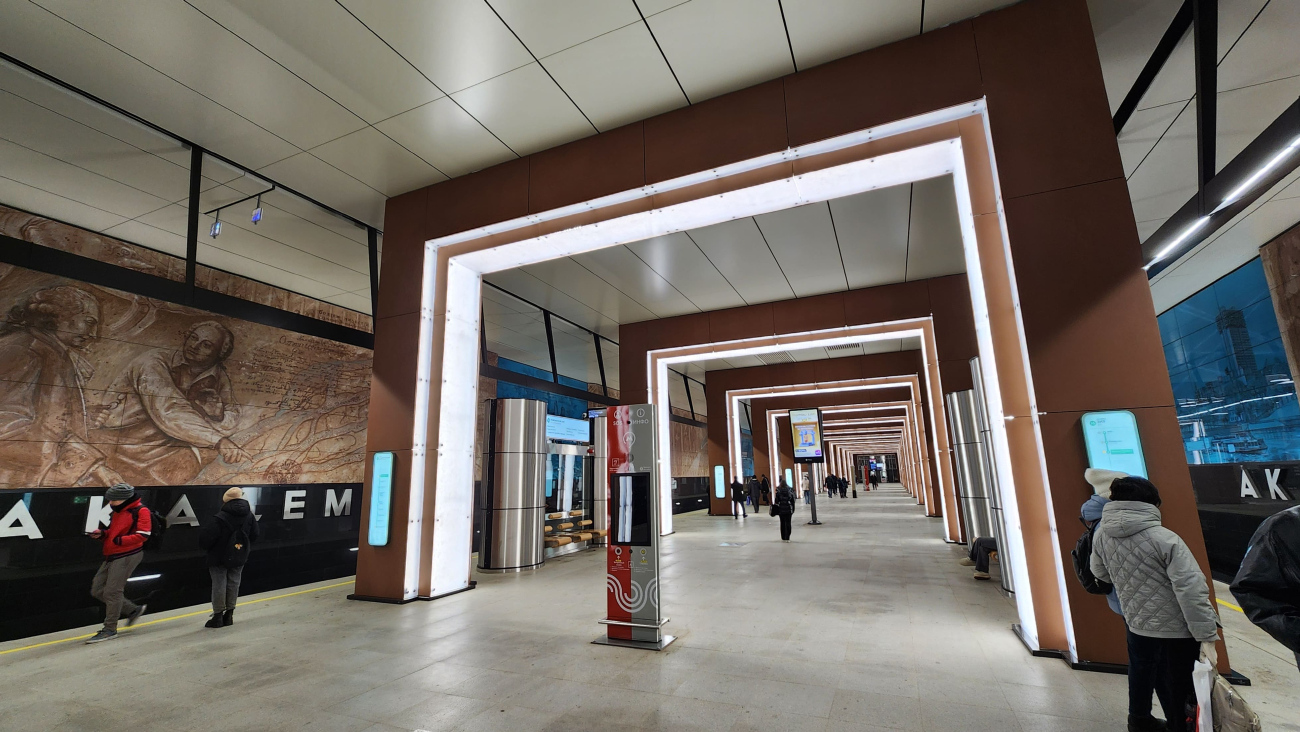 Москва, Троицкая линия Московского Метрополитена, станция метро «Академическая»