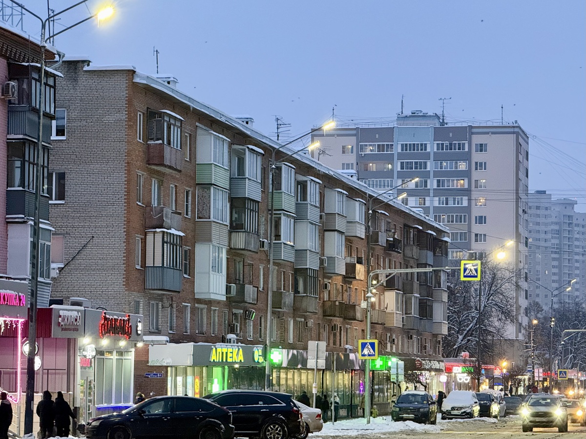 Пушкино, Московский проспект, 5; Московский проспект, 9 / Улица Некрасова, 2