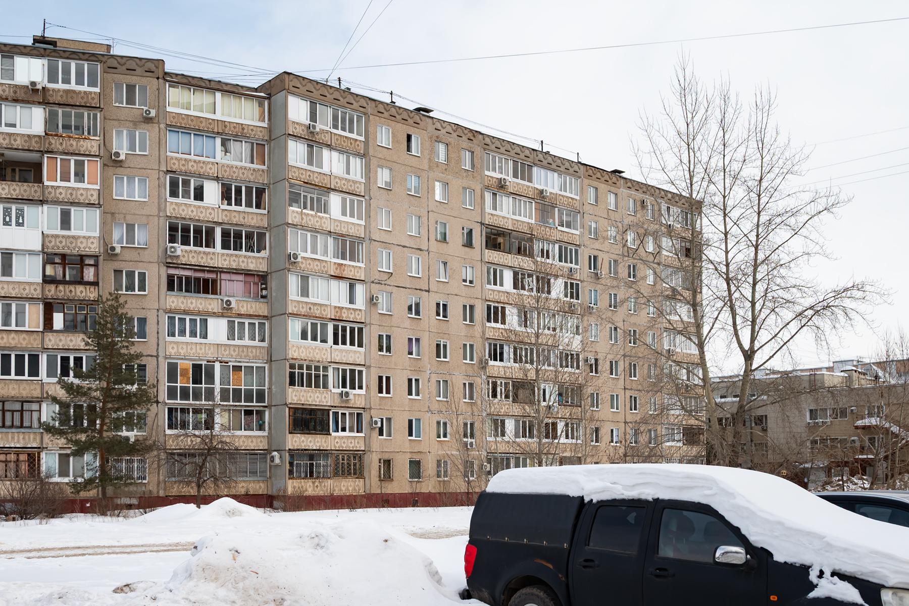 Уфа, Улица Маршала Жукова, 5/1 (подъезды 1—4)