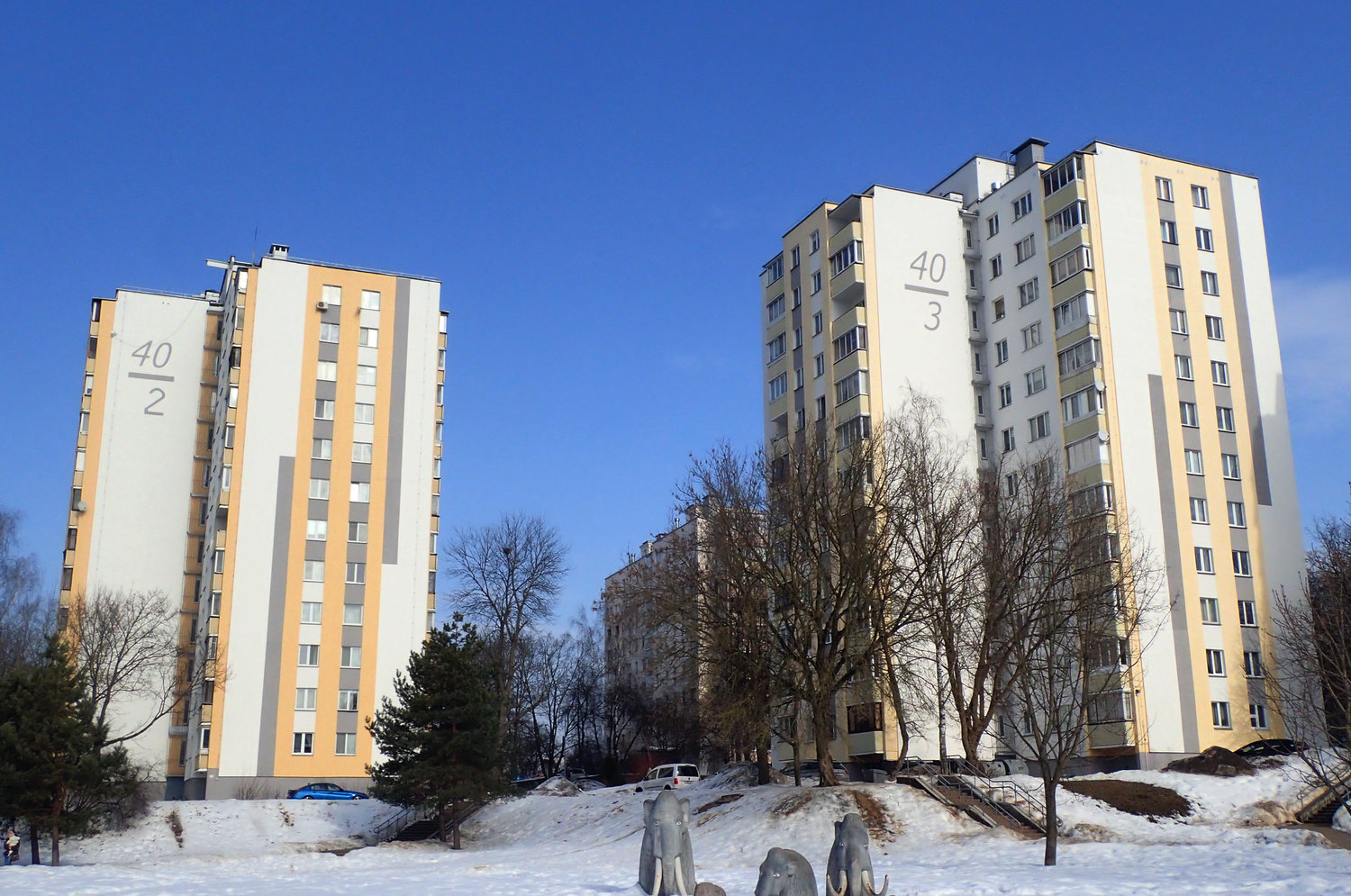 Минск, Улица Калиновского, 40 корп. 2; Улица Калиновского, 40 корп. 3