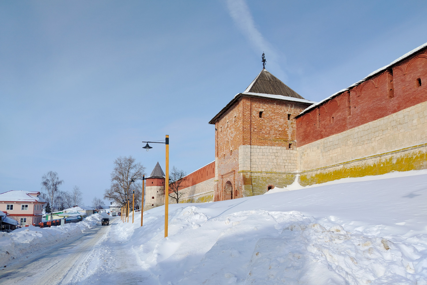 Зарайск, Кремлёвский спуск, Спасская башня