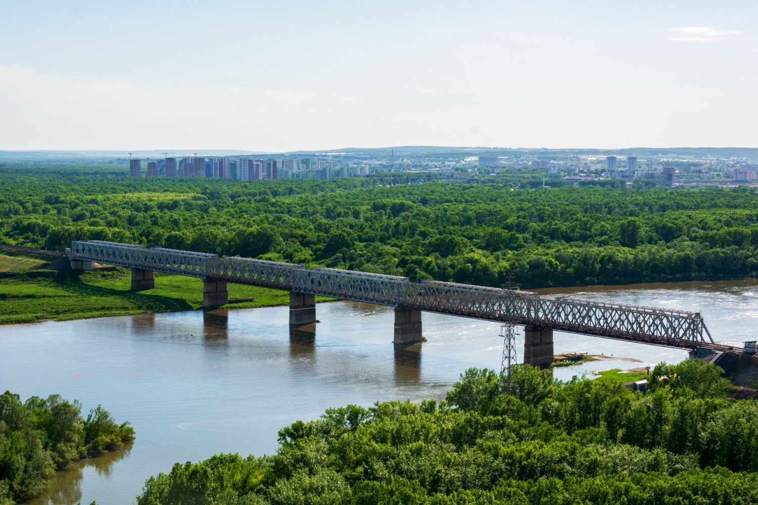 Уфа, Перегон "Уфа - Дёма", Бельский мост