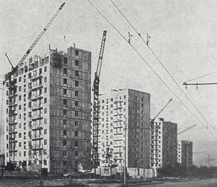 Москва, Улица Маршала Тухачевского, 56 корп. 1; Улица Маршала Тухачевского, 54. Москва — Исторические фотографии