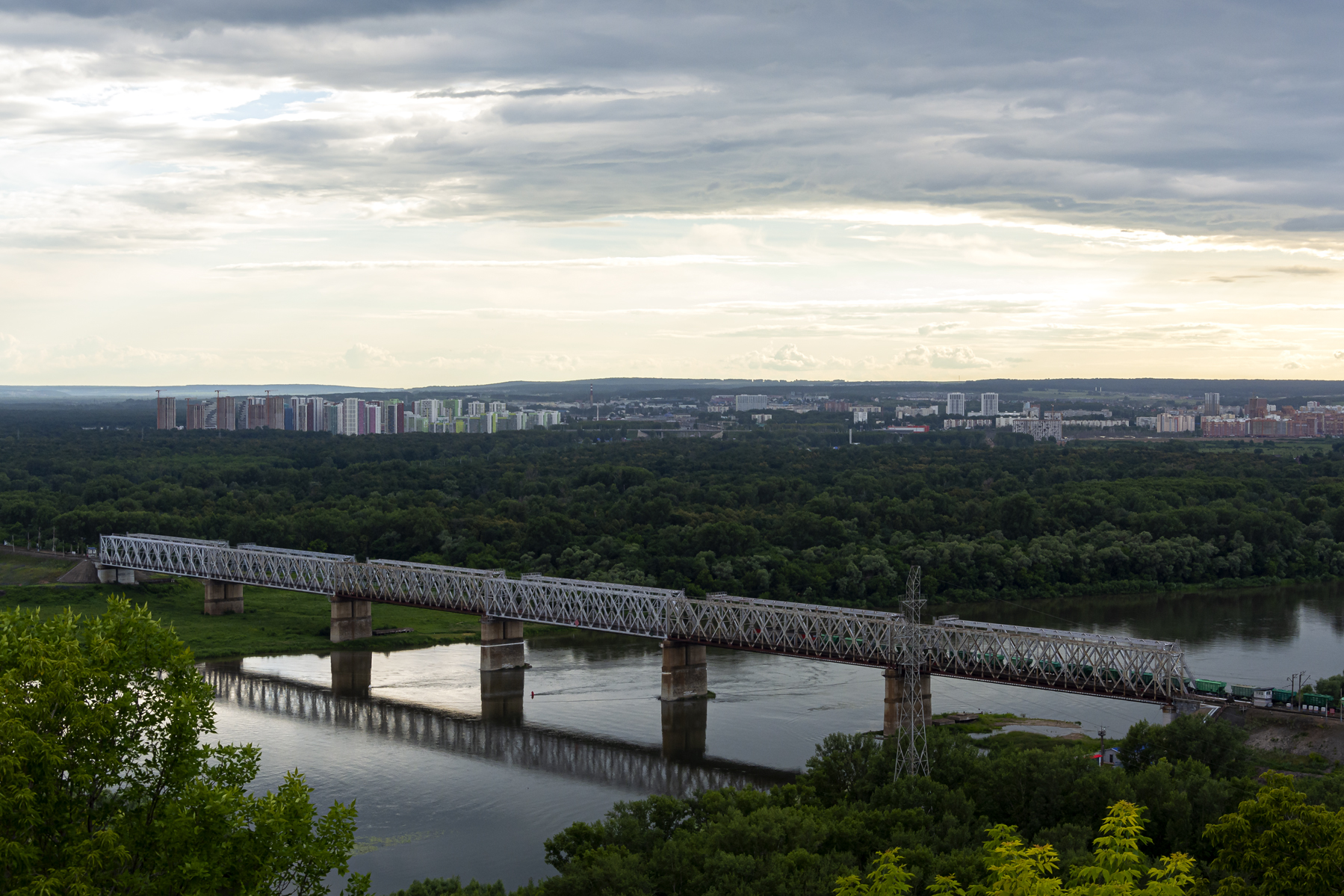 Уфа, Перегон "Уфа - Дёма", Бельский мост