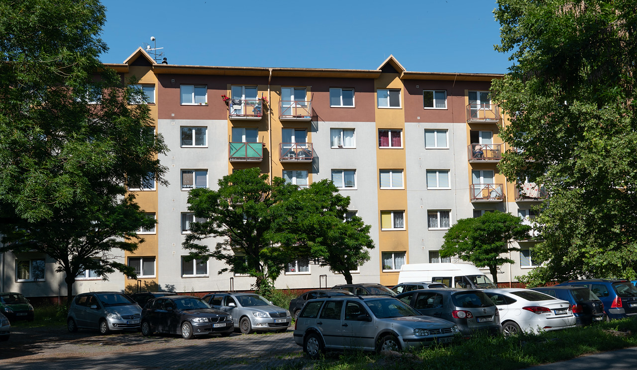 Olmütz, Černá cesta, 1-3-5-7-9