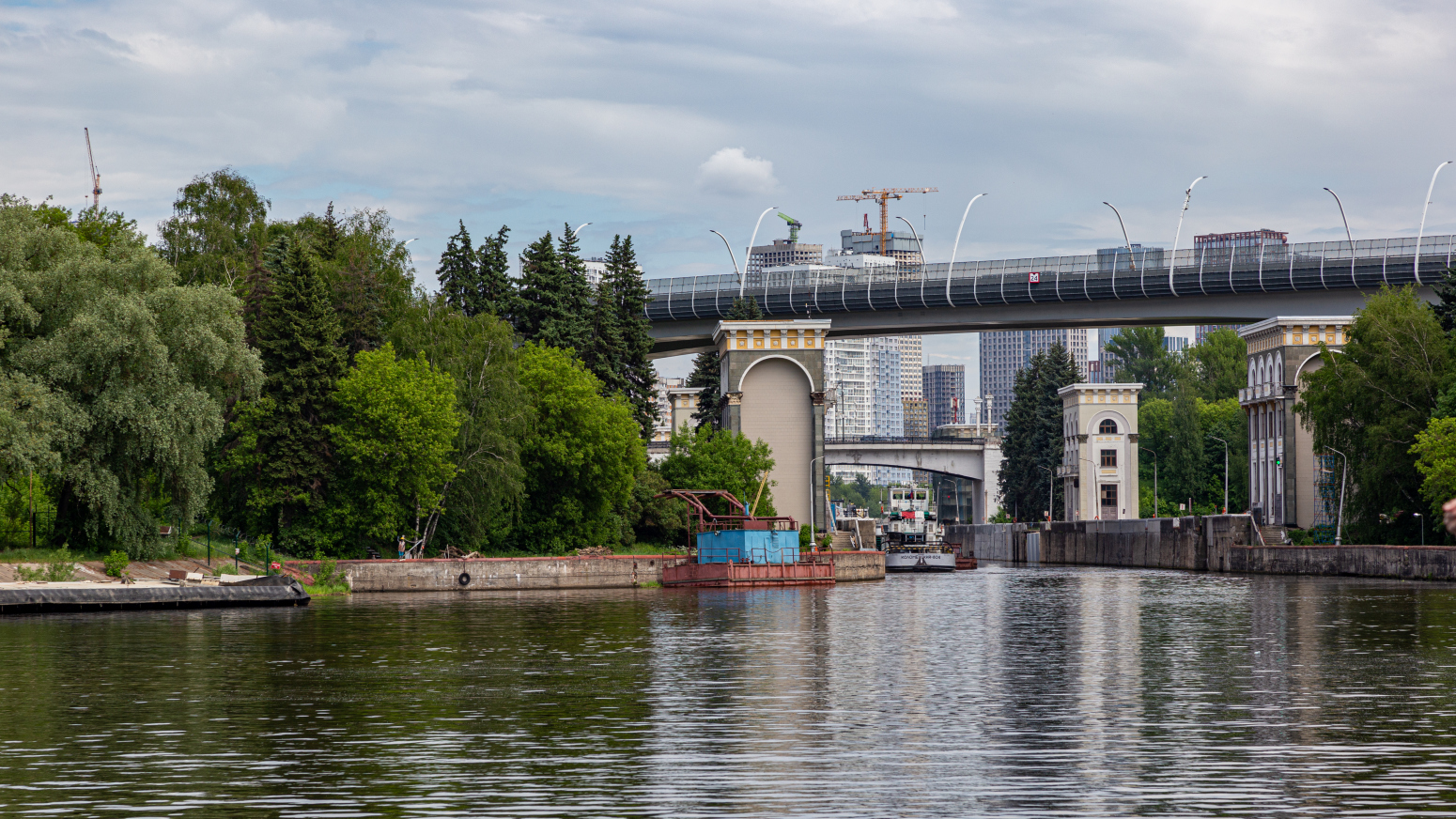 Москва, Карамышевская набережная, Карамышевский шлюз