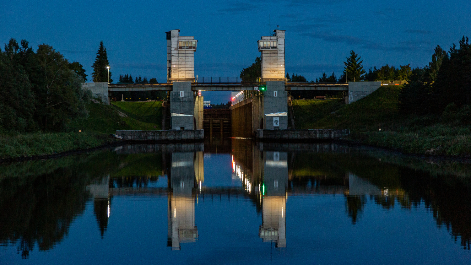 Vytegra, Ленинградский тракт, шлюз №1 Волго-Балтийского водного пути