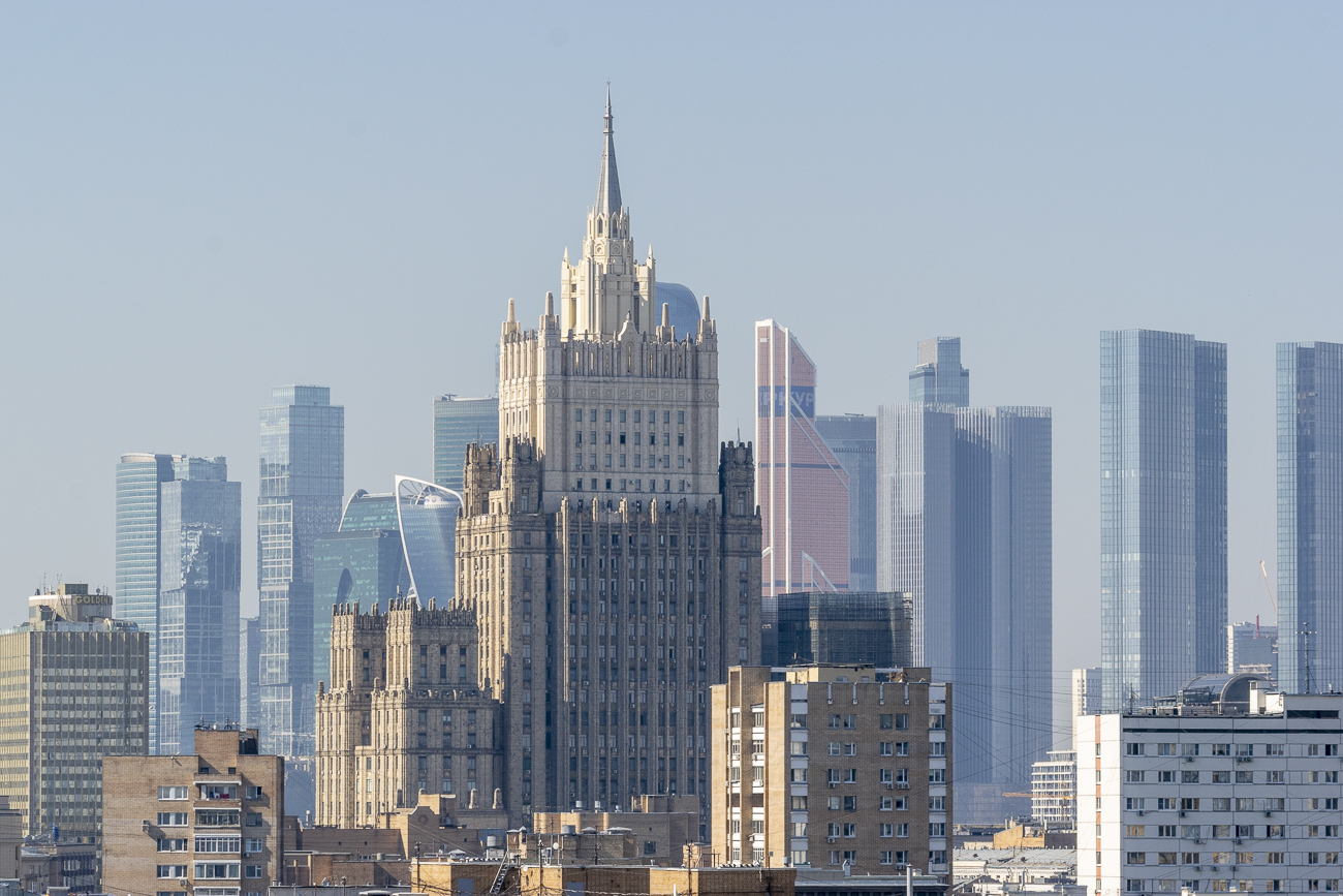 Москва, Смоленская-Сенная площадь, 32-34. Москва — Панорамы
