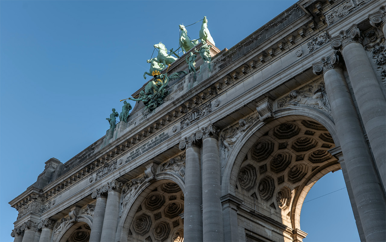Брюссель, Parc du Cinquantenaire, Arc du Cinquantenaire
